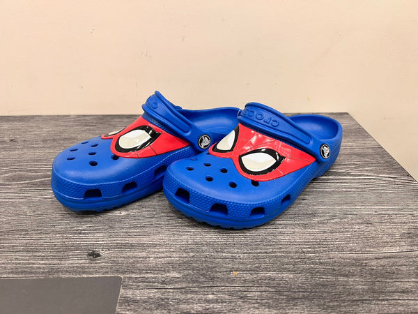 spiderman crocs - blue - Bubbles Kids WearAll