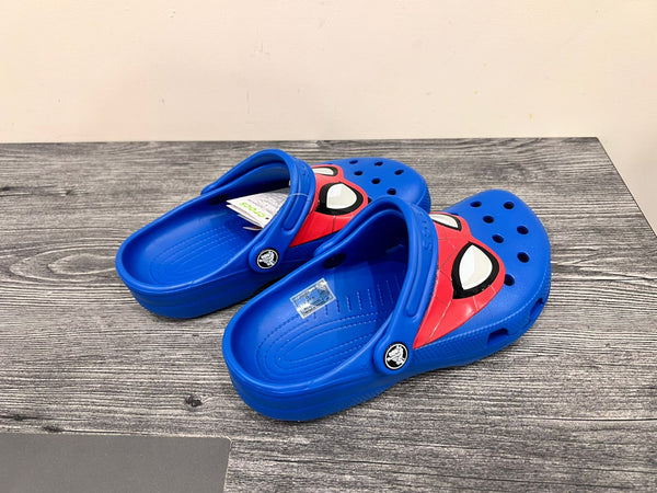 spiderman crocs - blue - Bubbles Kids WearAll