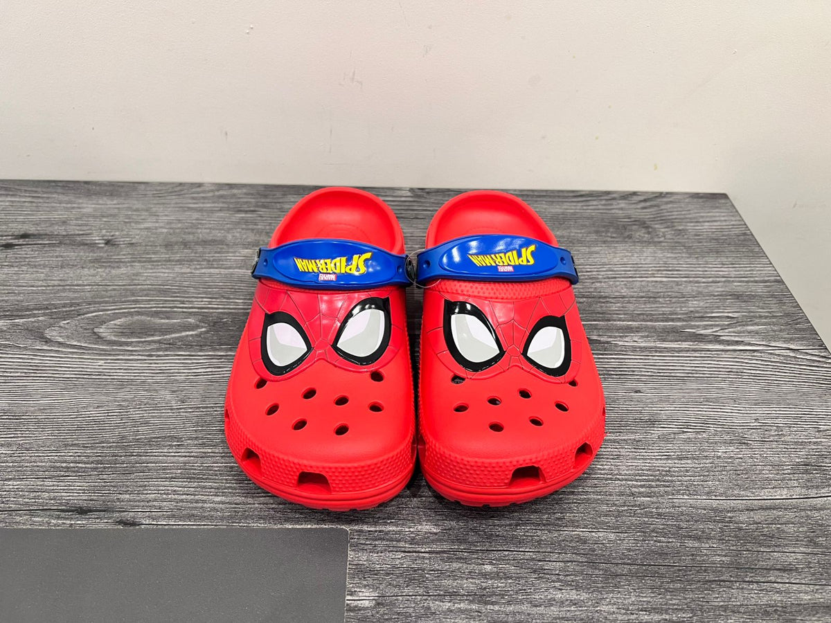 spiderman crocs - red - Bubbles Kids WearAll