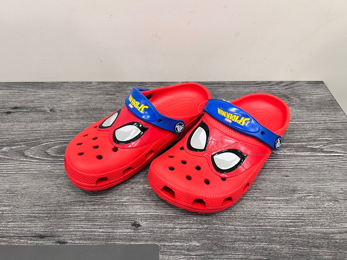 spiderman crocs - red - Bubbles Kids WearAll