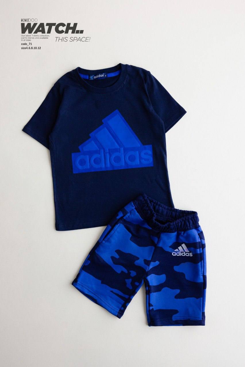 Stealth Blue Combo - Bubbles Kids WearAll