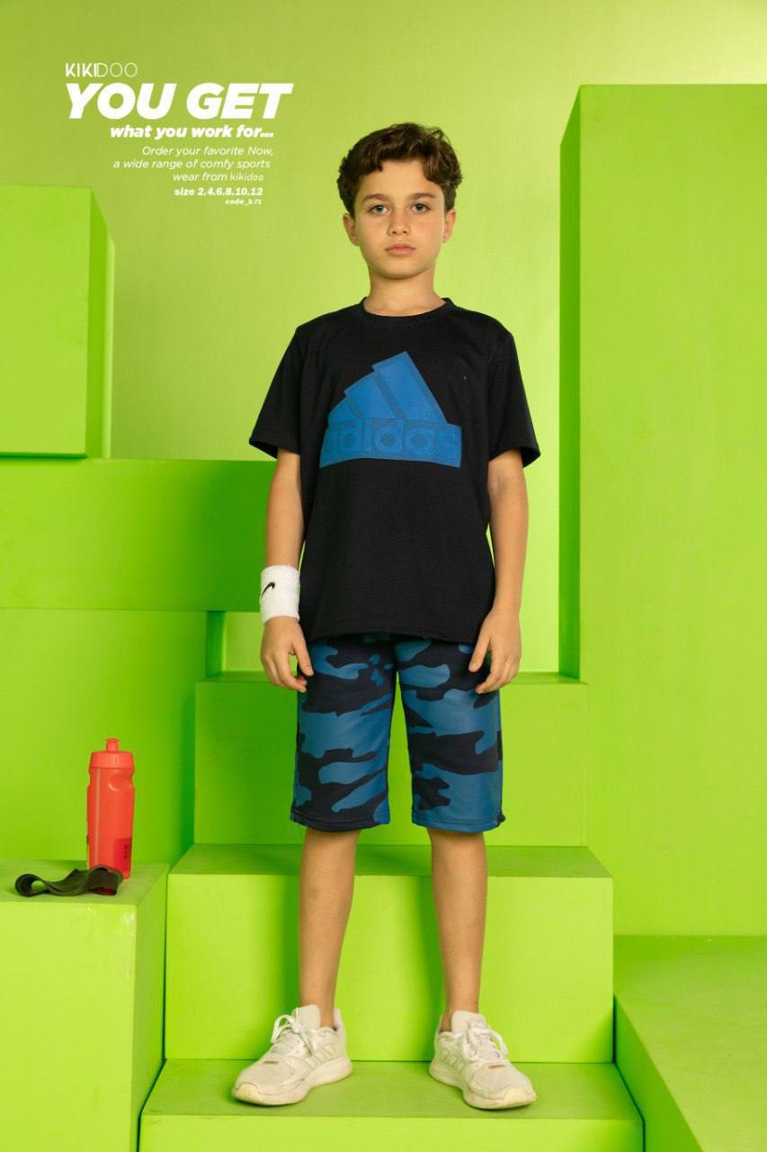 Stealth Blue Combo - Bubbles Kids WearAll Main image