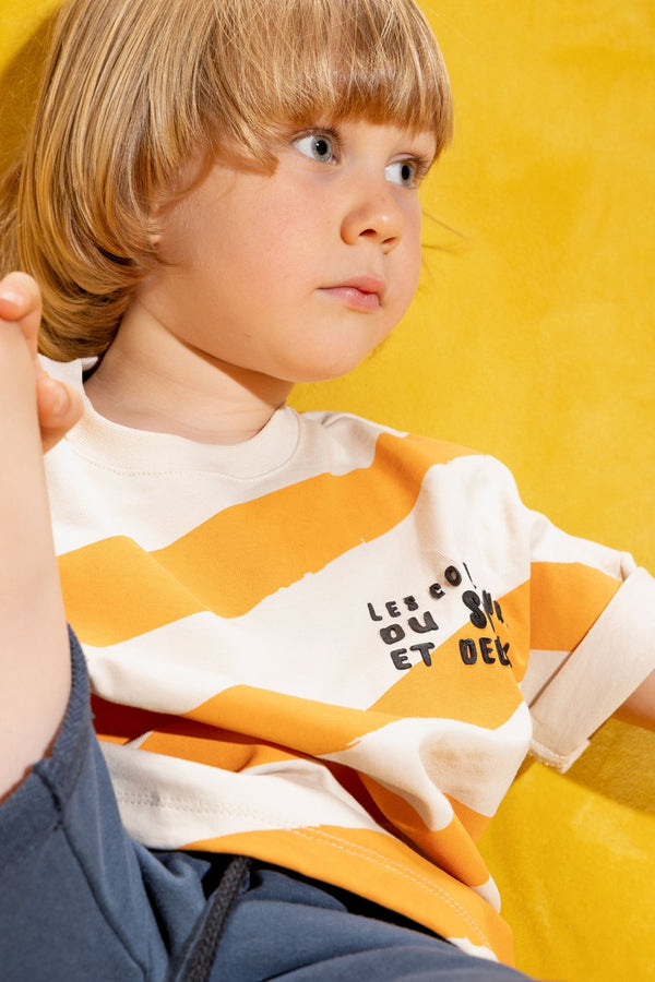 sunstripe tee pyjama - Bubbles Kids WearSummer Pyjama