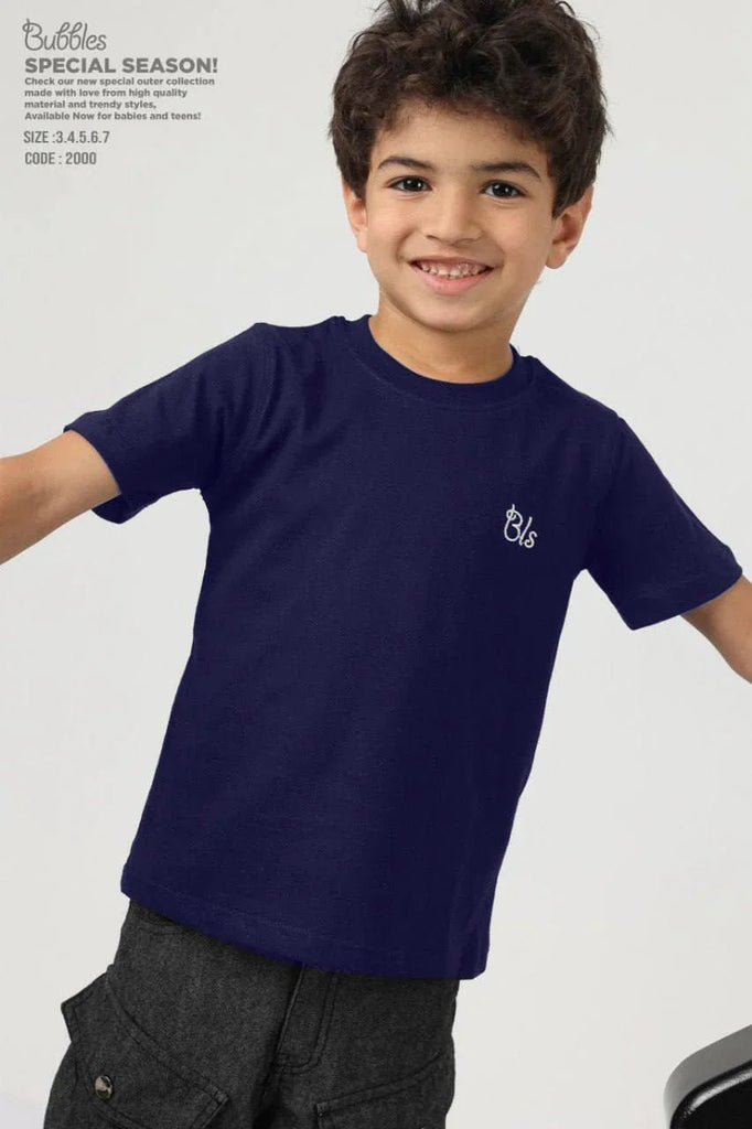 t-shirt - basic - Bubbles Kids Wear