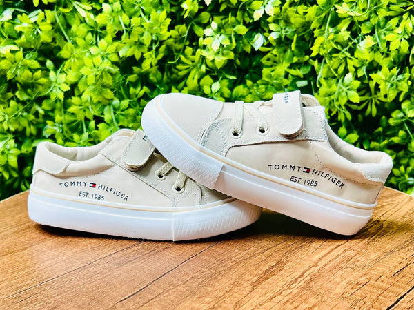 tommy hilfiger bige shoes - Bubbles Kids WearFootwear