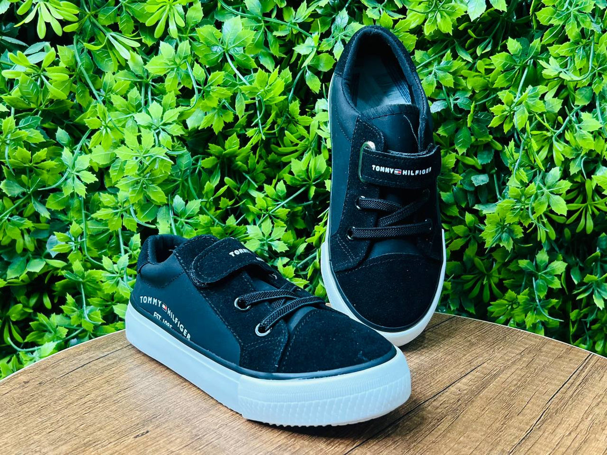 tommy hilfiger black shoes - Bubbles Kids WearFootwear Main image