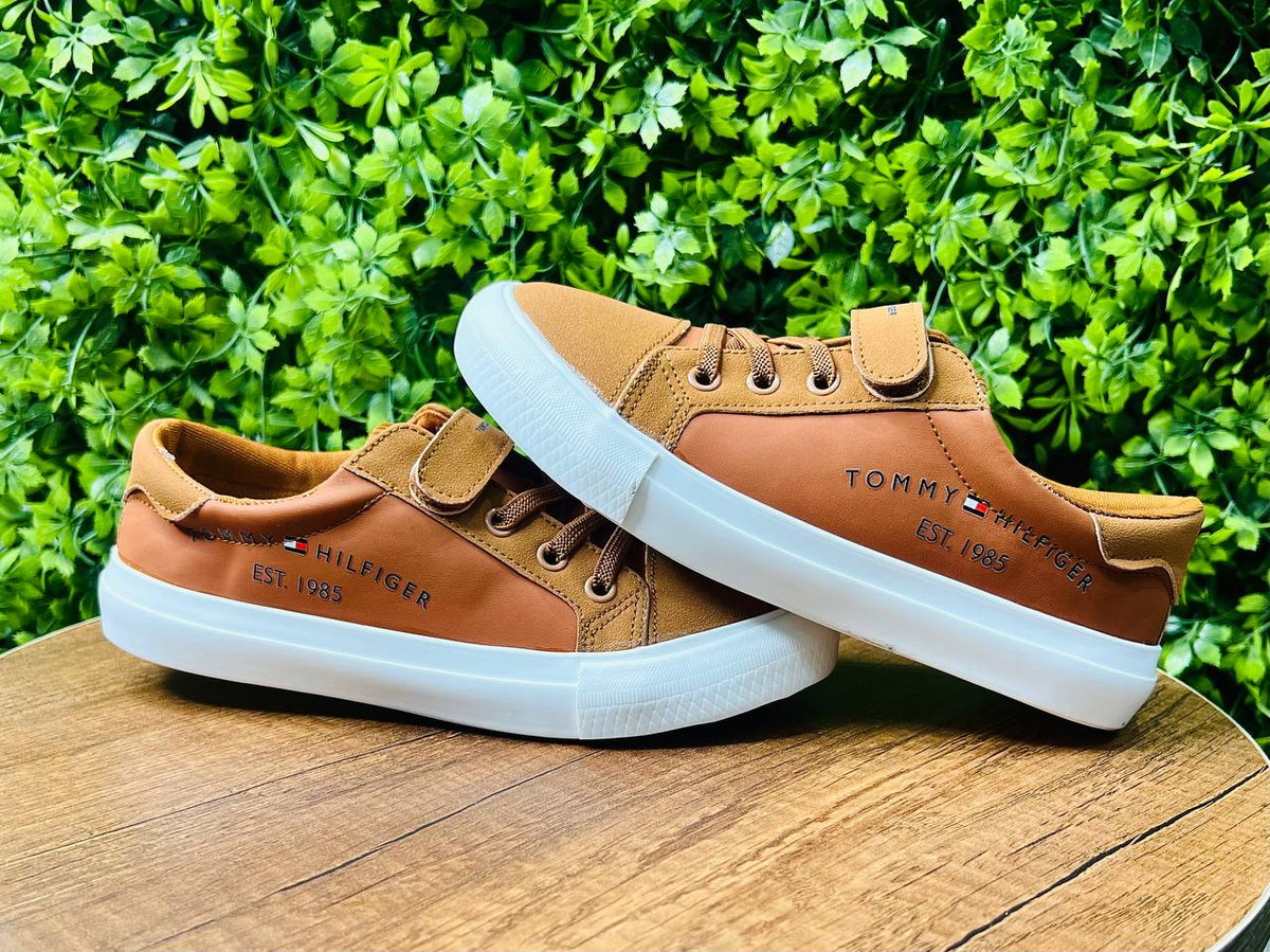 tommy hilfiger brown shoes - Bubbles Kids WearFootwear