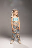 tropical breeze set - aqua - Bubbles Kids WearAll