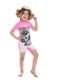 Zebra Fun Swimsuit – Pink Unisex Edition - Bubbles Kids WearSwimsuit